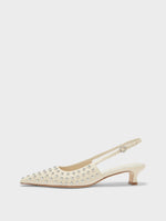 Catrina Studded Slingback Pumps - Image 1