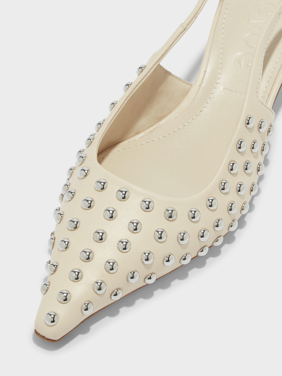 Catrina Studded Slingback Pumps