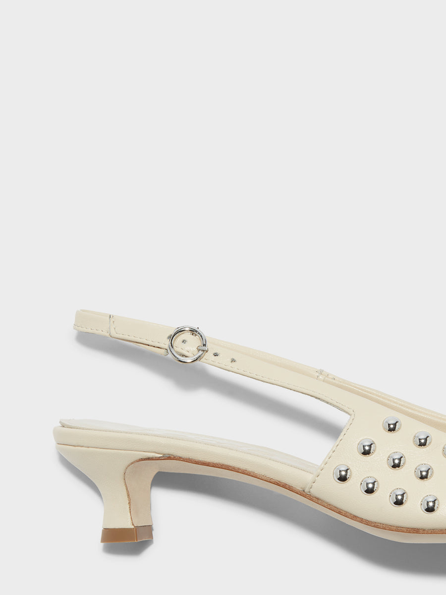 Catrina Studded Slingback Pumps