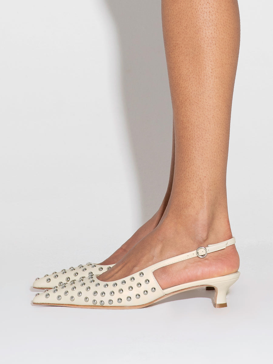 Catrina Studded Slingback Pumps