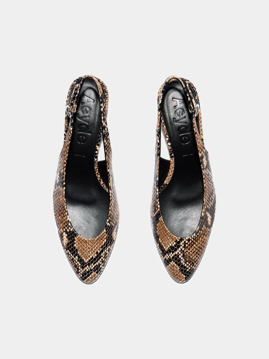 Celeste Snake Print Pumps