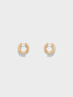 Clyde 18kt Gold-Plated Hoop Earrings - Image 1