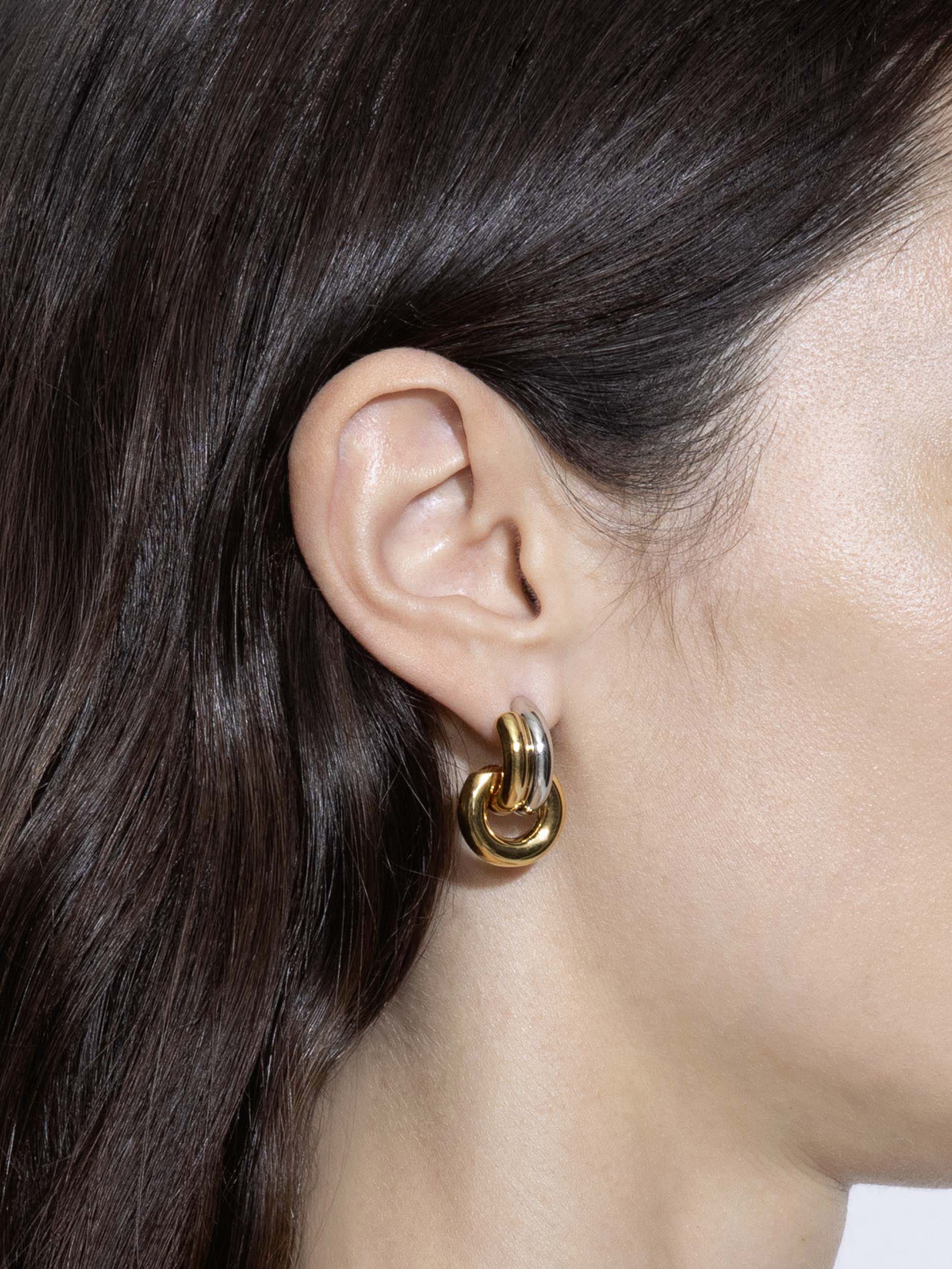 Aeyde | Cyrus Palladium-Plated Hoop Earrings