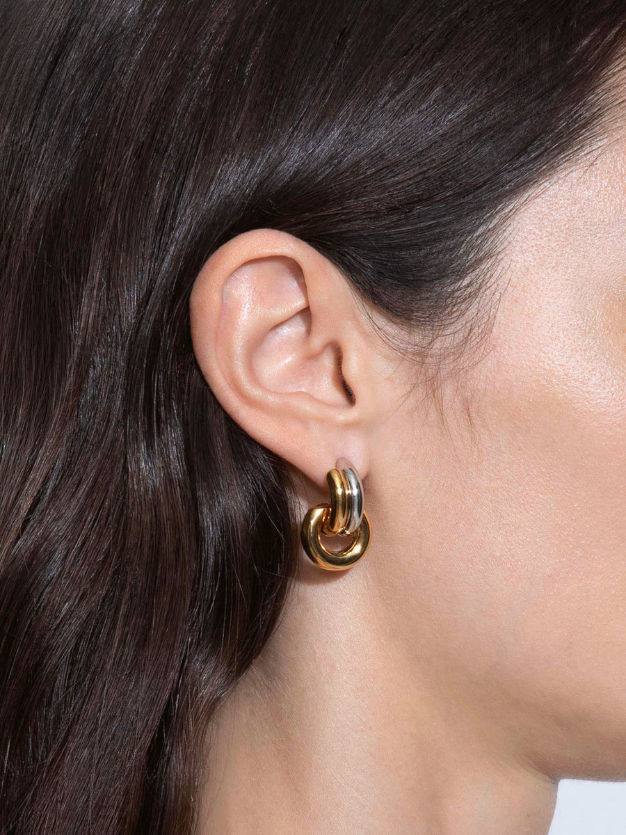 Aeyde | Cyrus Palladium-Plated Hoop Earrings