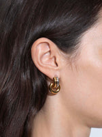 Cyrus Palladium-Plated Hoop Earrings - Image 4