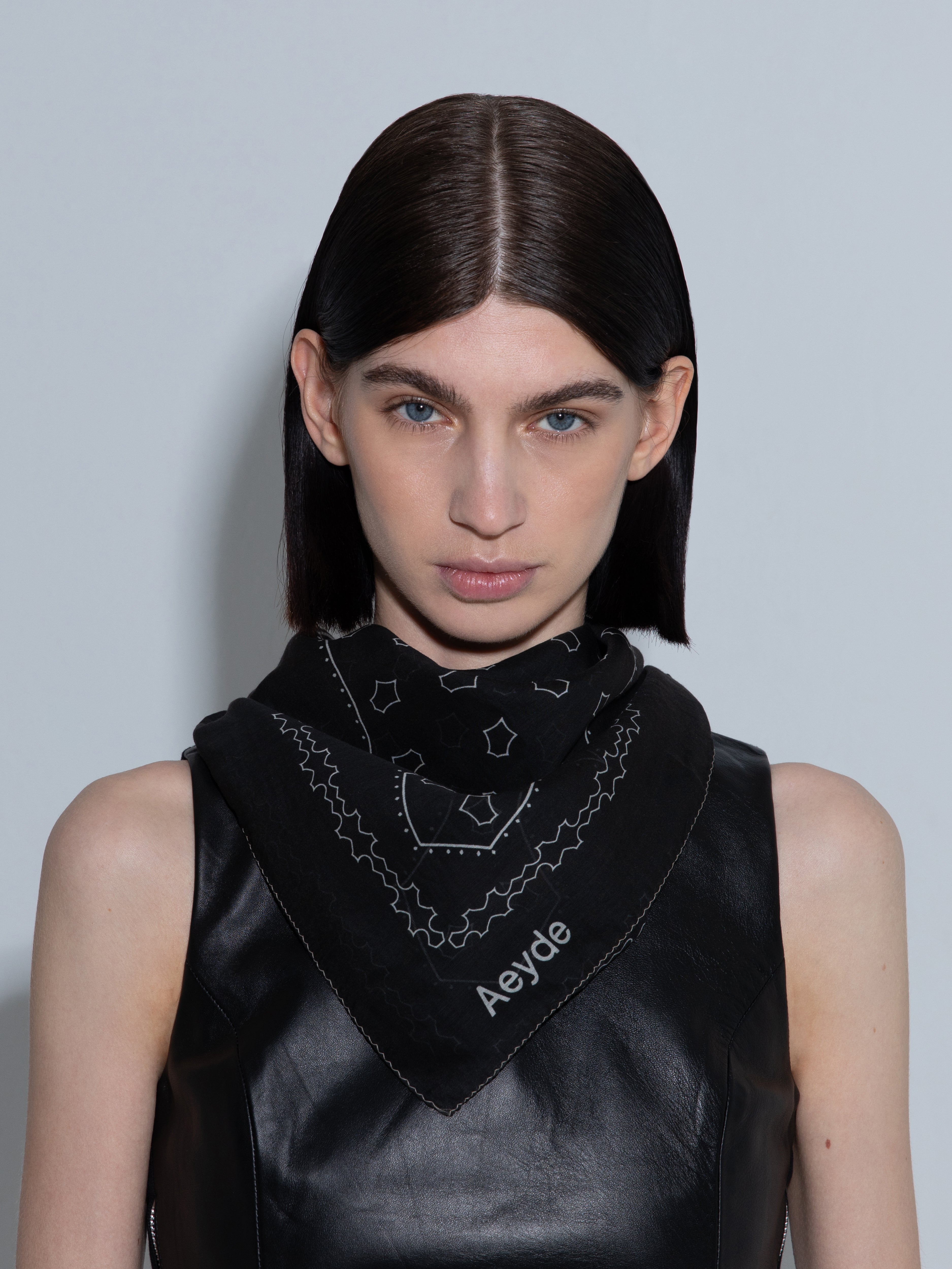 Dallas Printed Cotton and Silk Scarf - Image 3