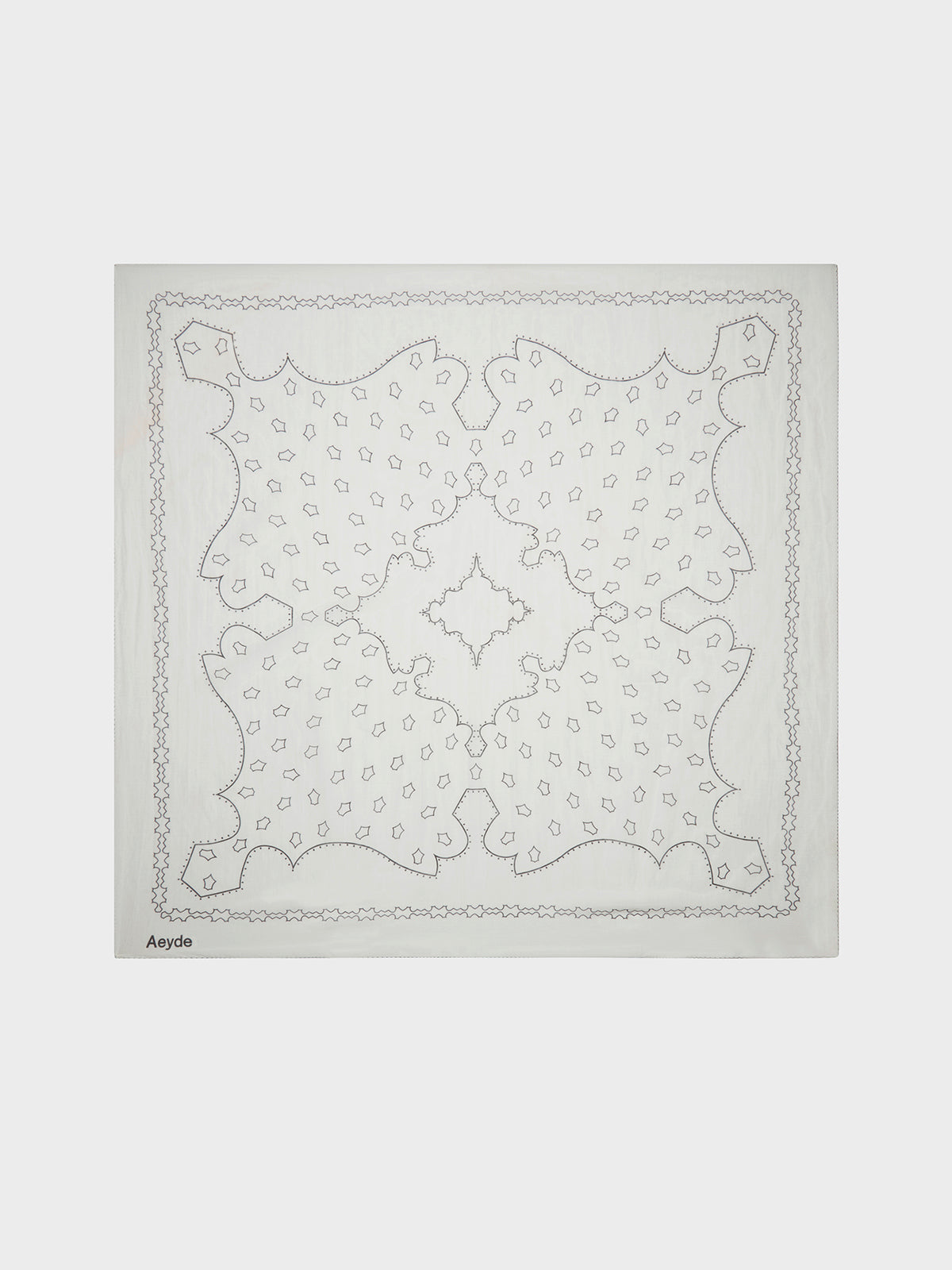 Dallas Printed Cotton and Silk Scarf - Image 1