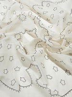 Dallas Printed Cotton and Silk Scarf - Image 2