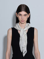 Dallas Printed Cotton and Silk Scarf - Image 3