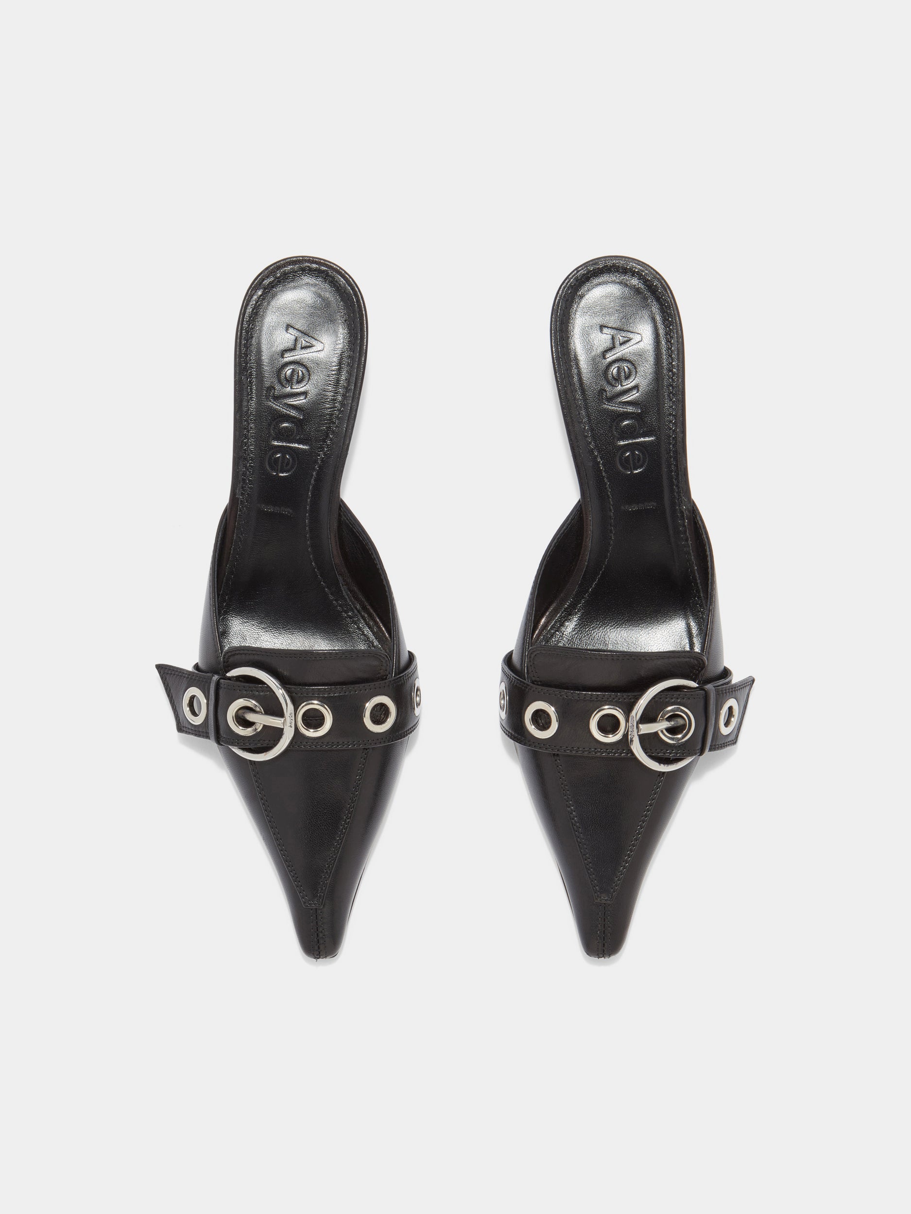 Danielle Eyelet Mules – Aeyde