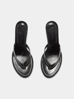 Daphne Leather Thong Sandals - Image 5