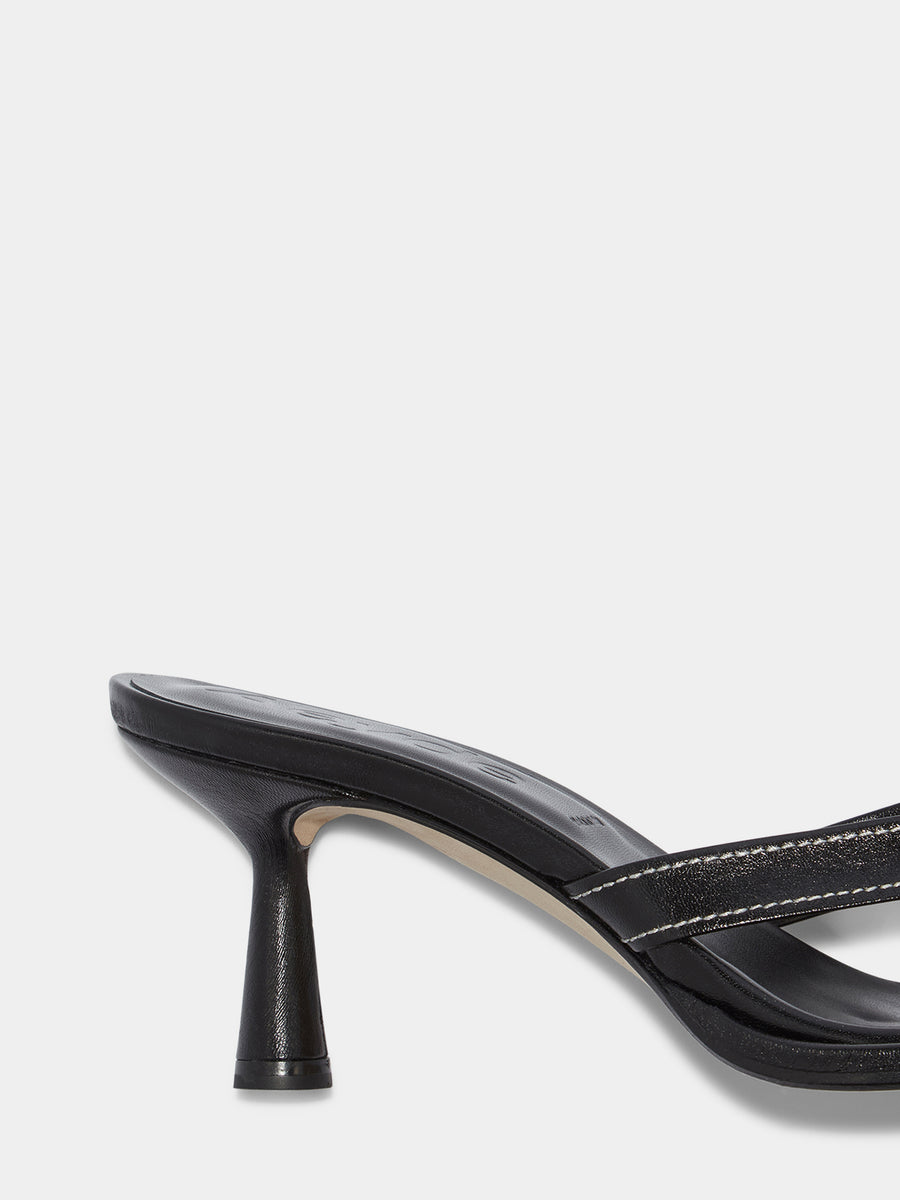 Daphne Leather Toe-Post Sandals