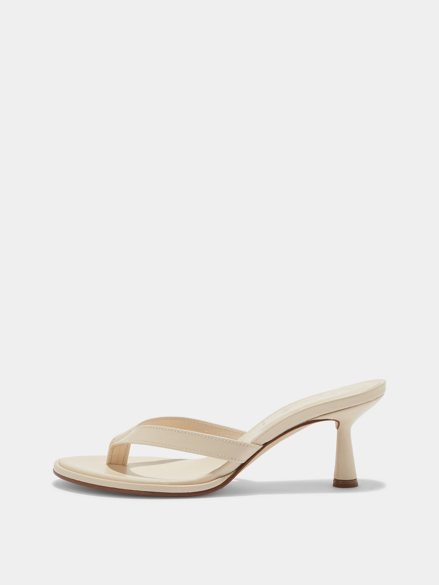 Daphne Leather Toe-Post Sandals