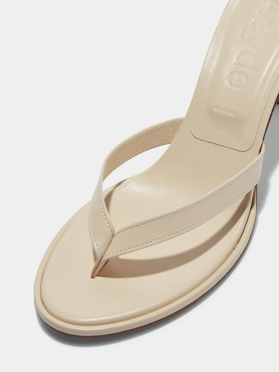 Daphne Leather Toe-Post Sandals