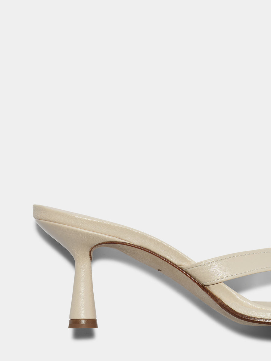 Daphne Leather Toe-Post Sandals