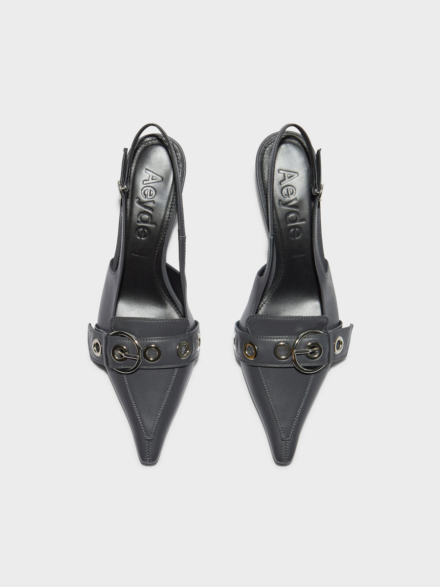Davina Eyelet Slingback Pumps
