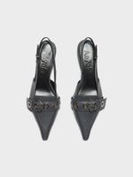 Davina Eyelet Slingback Pumps - Image 5