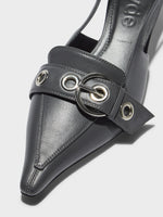 Davina Eyelet Slingback Pumps - Image 4