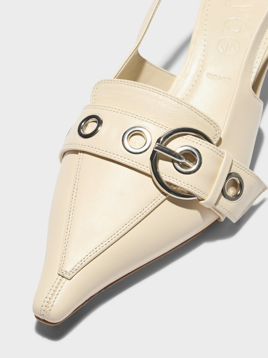 Davina Eyelet Slingback Pumps
