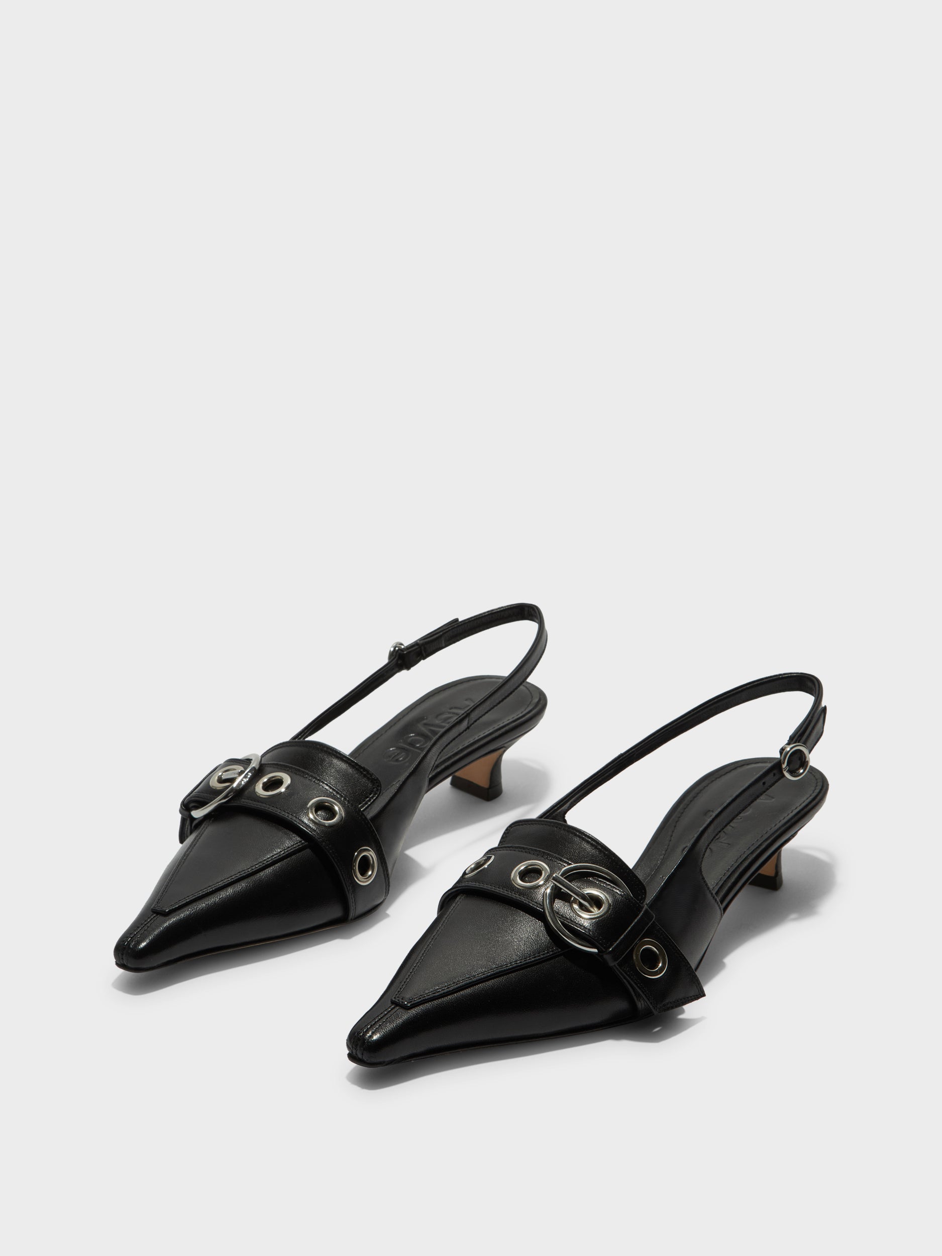 Davina Eyelet Slingback Pumps - Image 3