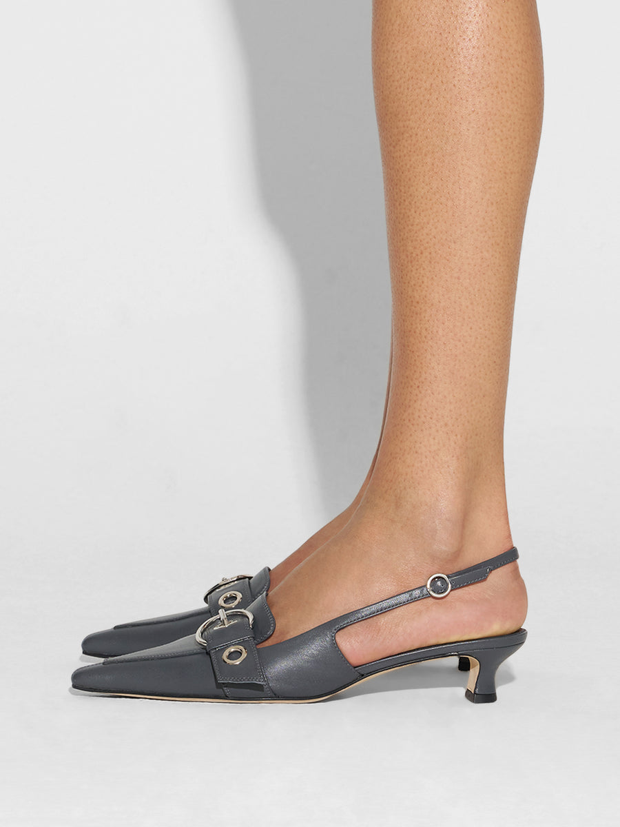 Davina Eyelet Slingback Pumps