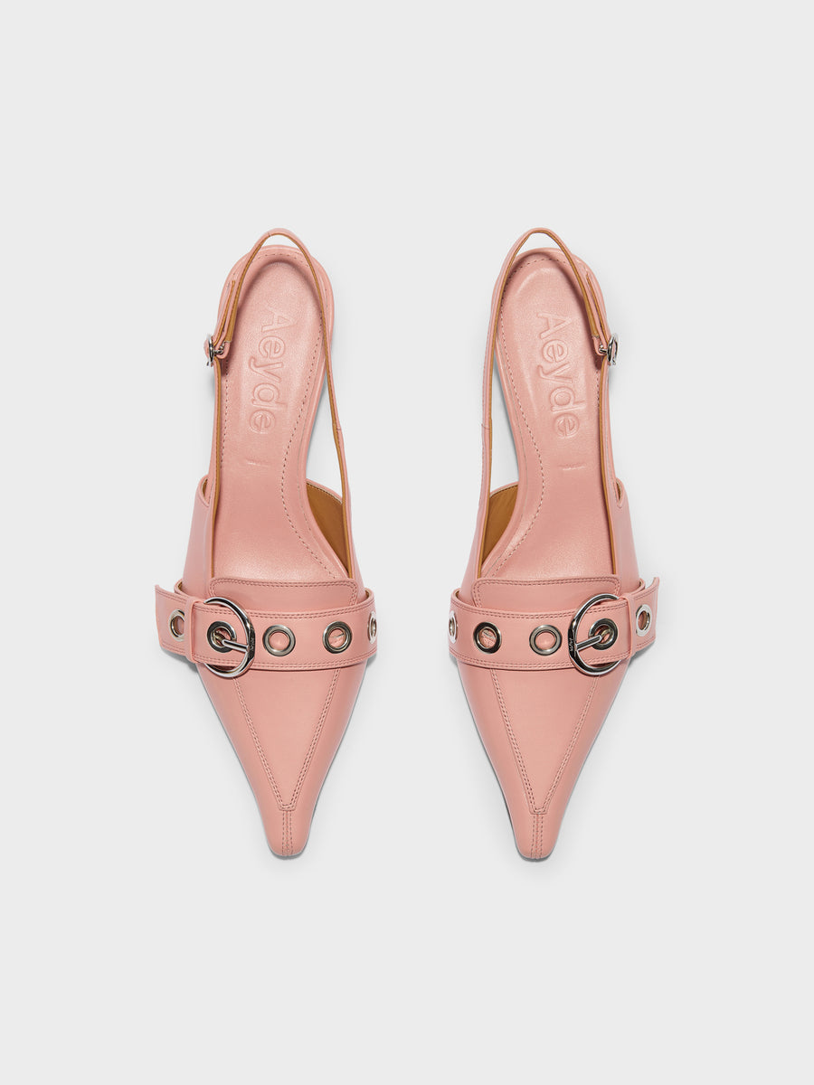 Davina Eyelet Slingback Pumps