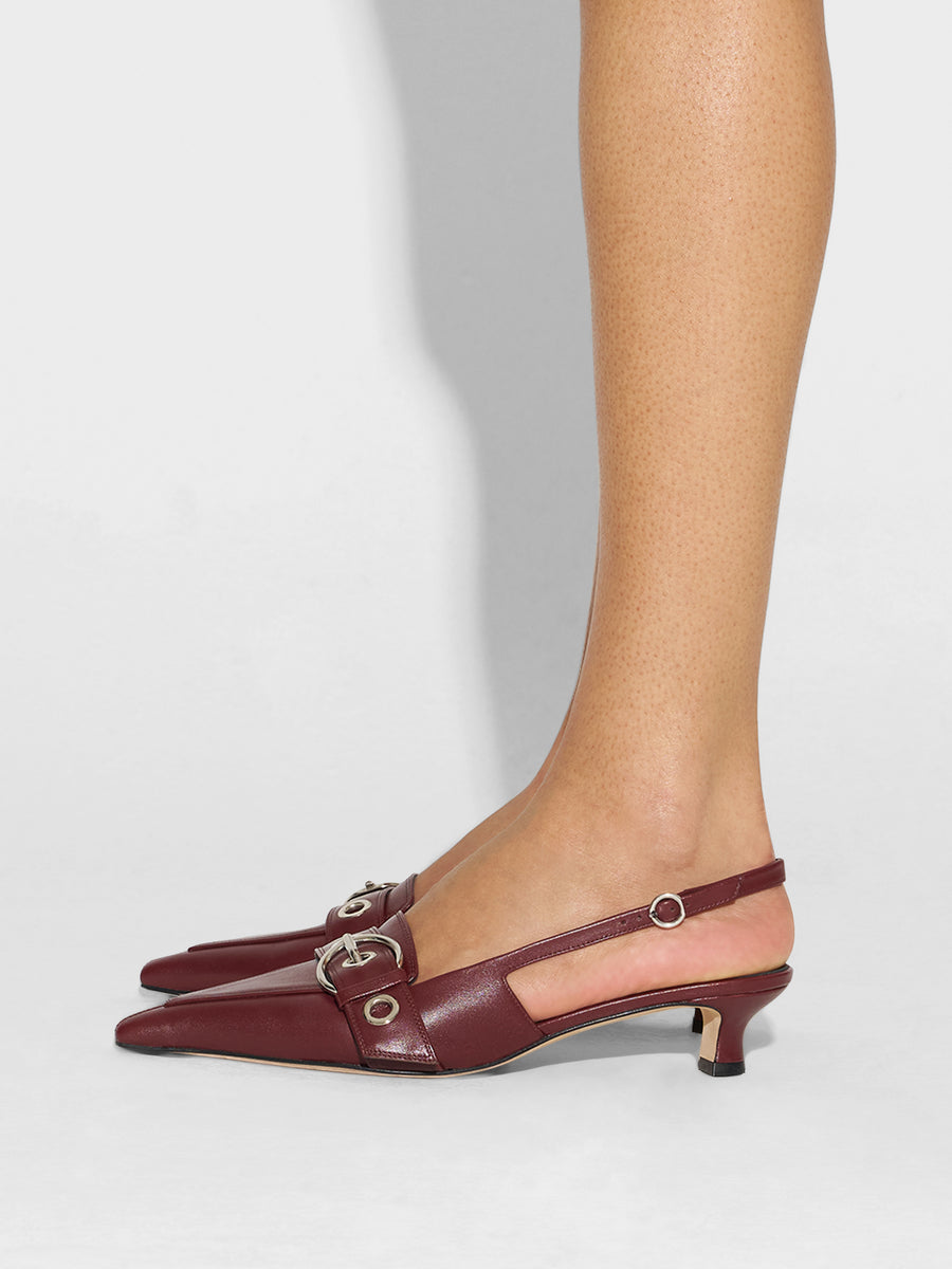 Davina Eyelet Slingback Pumps