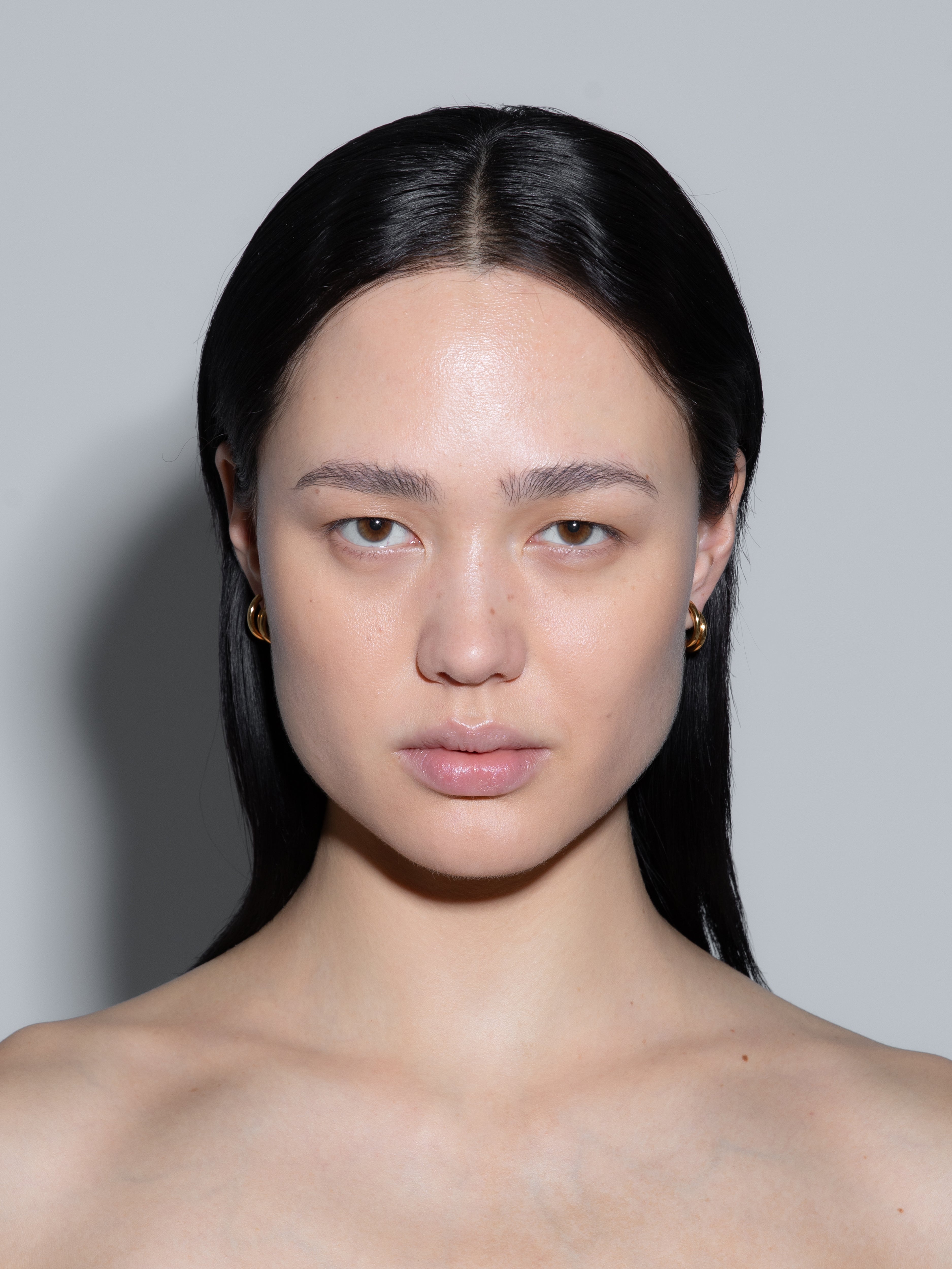 Dean 18k Gold-Plated Hoop Earrings - Image 4