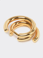 Dean 18k Gold-Plated Hoop Earrings - Image 2