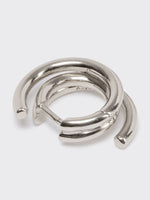 Dean Palladium-Plated Hoop Earrings - Image 2