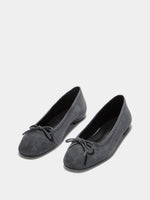 Delfina Suede Ballet Flats - Image 3