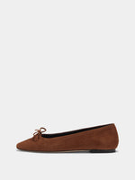 Delfina Suede Ballet Flats - Image 1