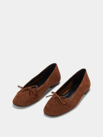 Delfina Suede Ballet Flats - Image 2
