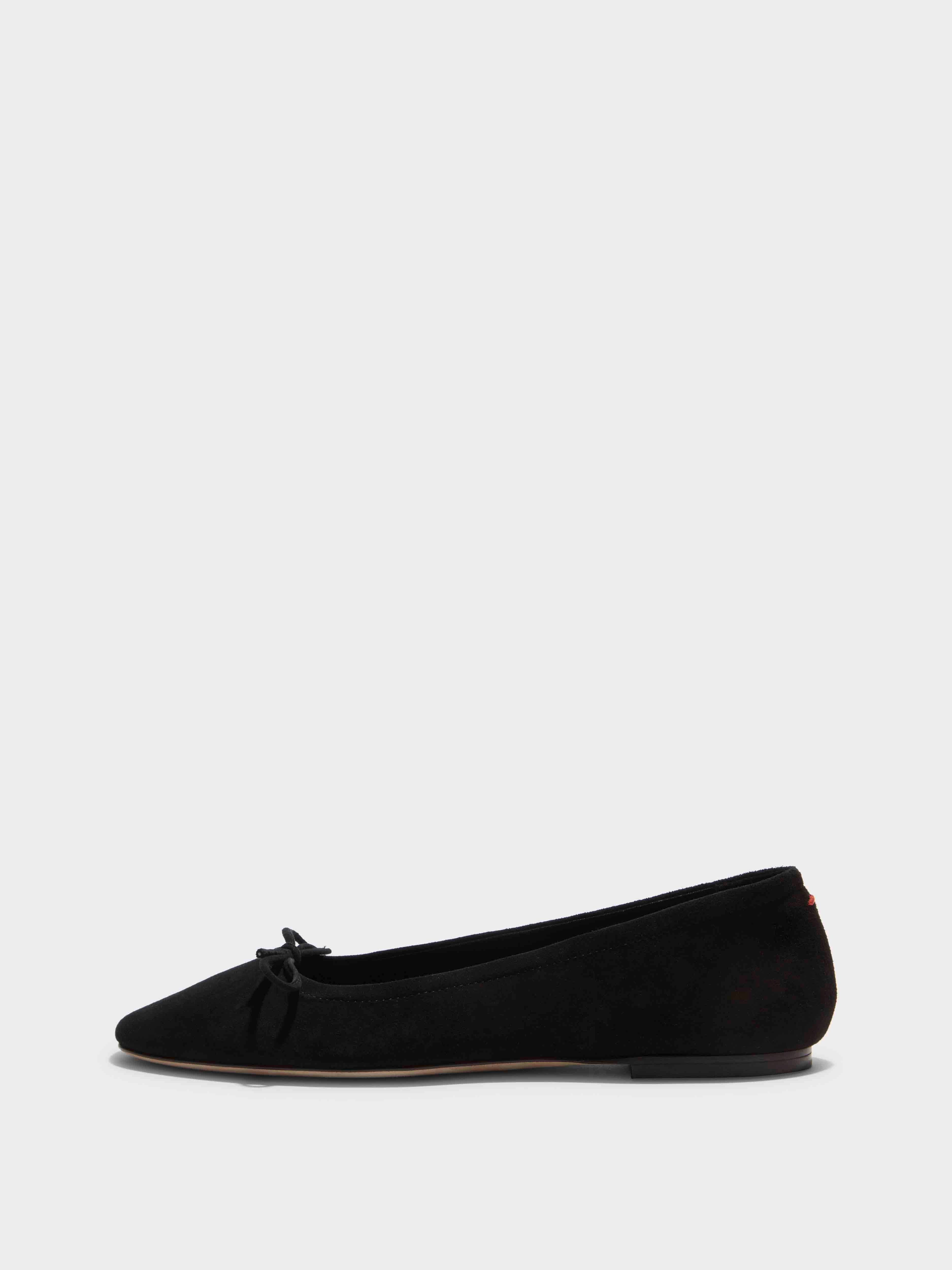 Delfina Suede Ballet Flats - Image 1