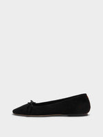 Delfina Suede Ballet Flats - Image 1