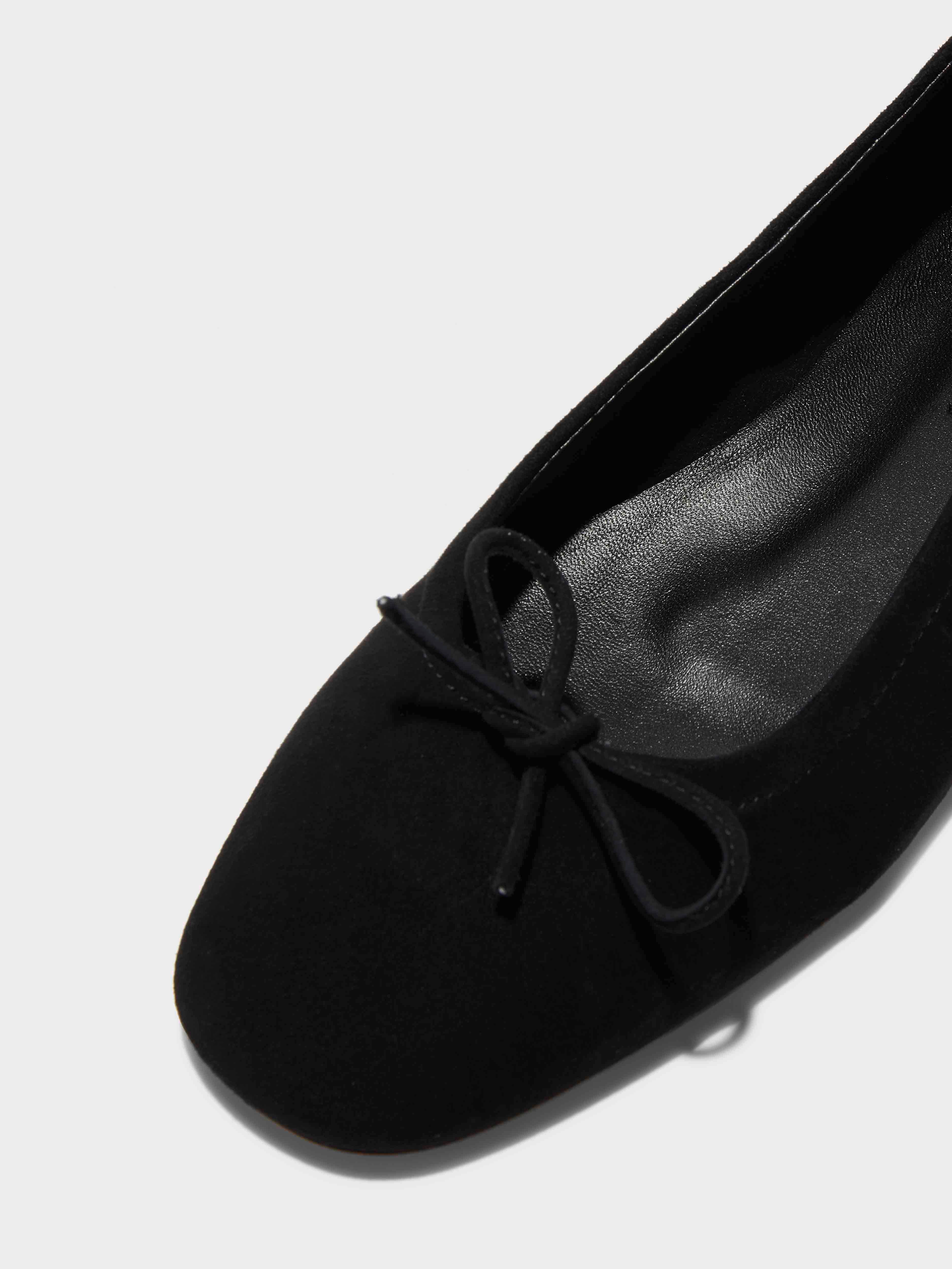 Delfina Suede Ballet Flats – Aeyde