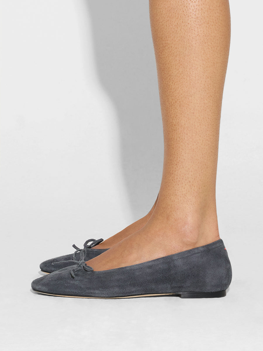 Delfina Suede Ballet Flats
