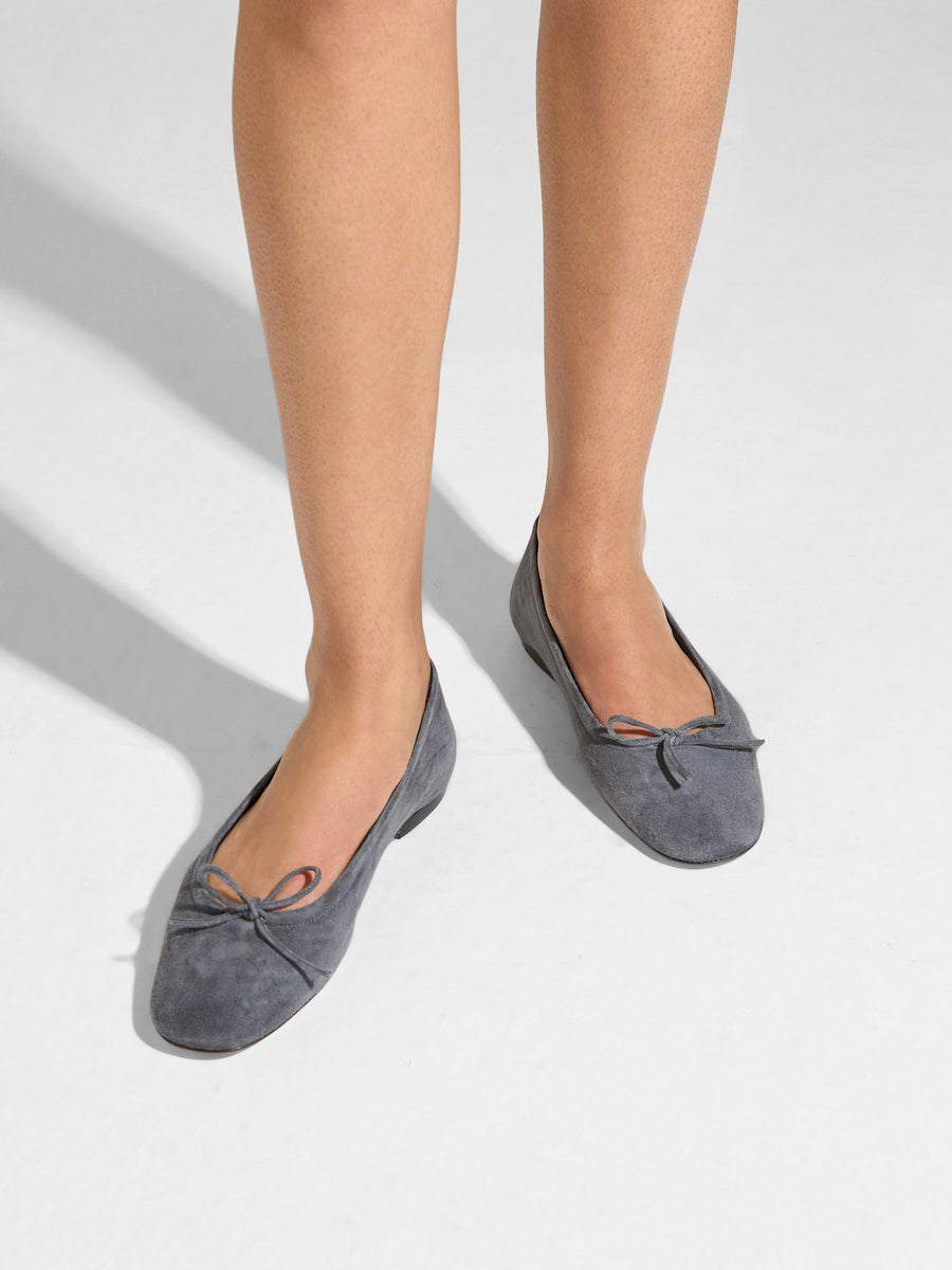 Delfina Suede Ballet Flats