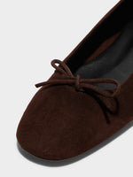 Delfina Suede Ballet Flats - Image 3