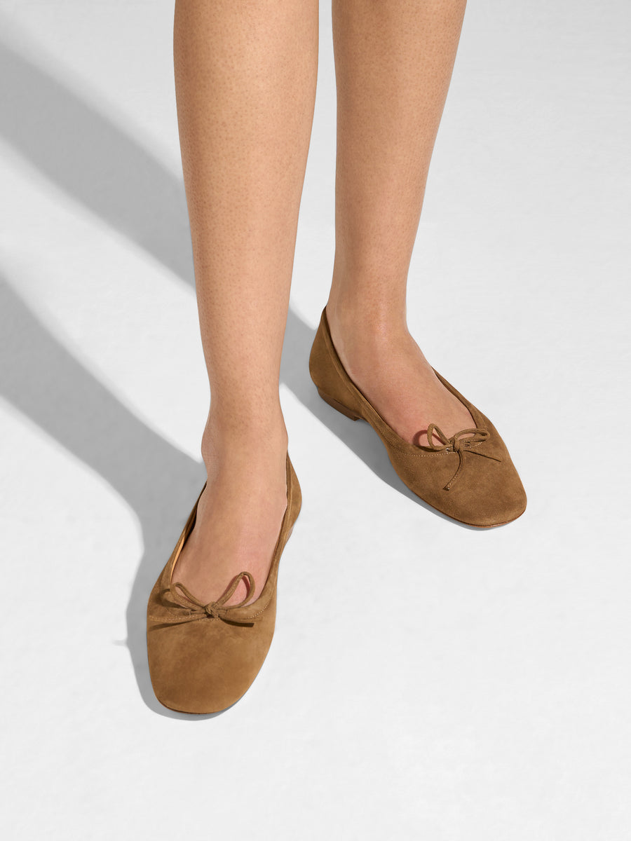 Delfina Suede Ballet Flats