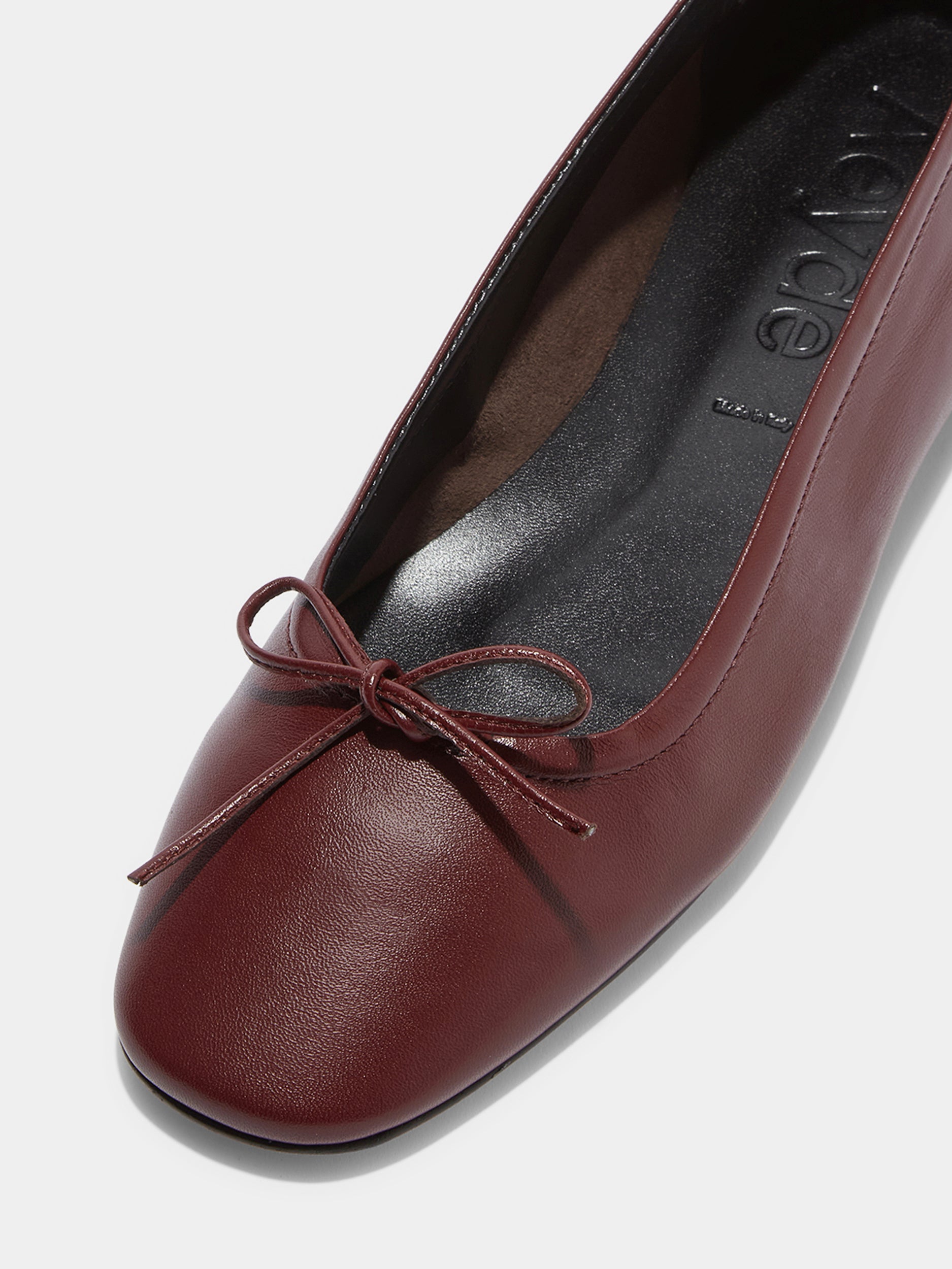 Delfina Leather Ballet Flats - Image 3