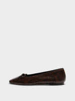 Delfina Leather Ballet Flats - Image 1