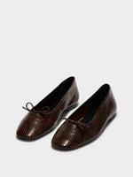 Delfina Leather Ballet Flats - Image 2