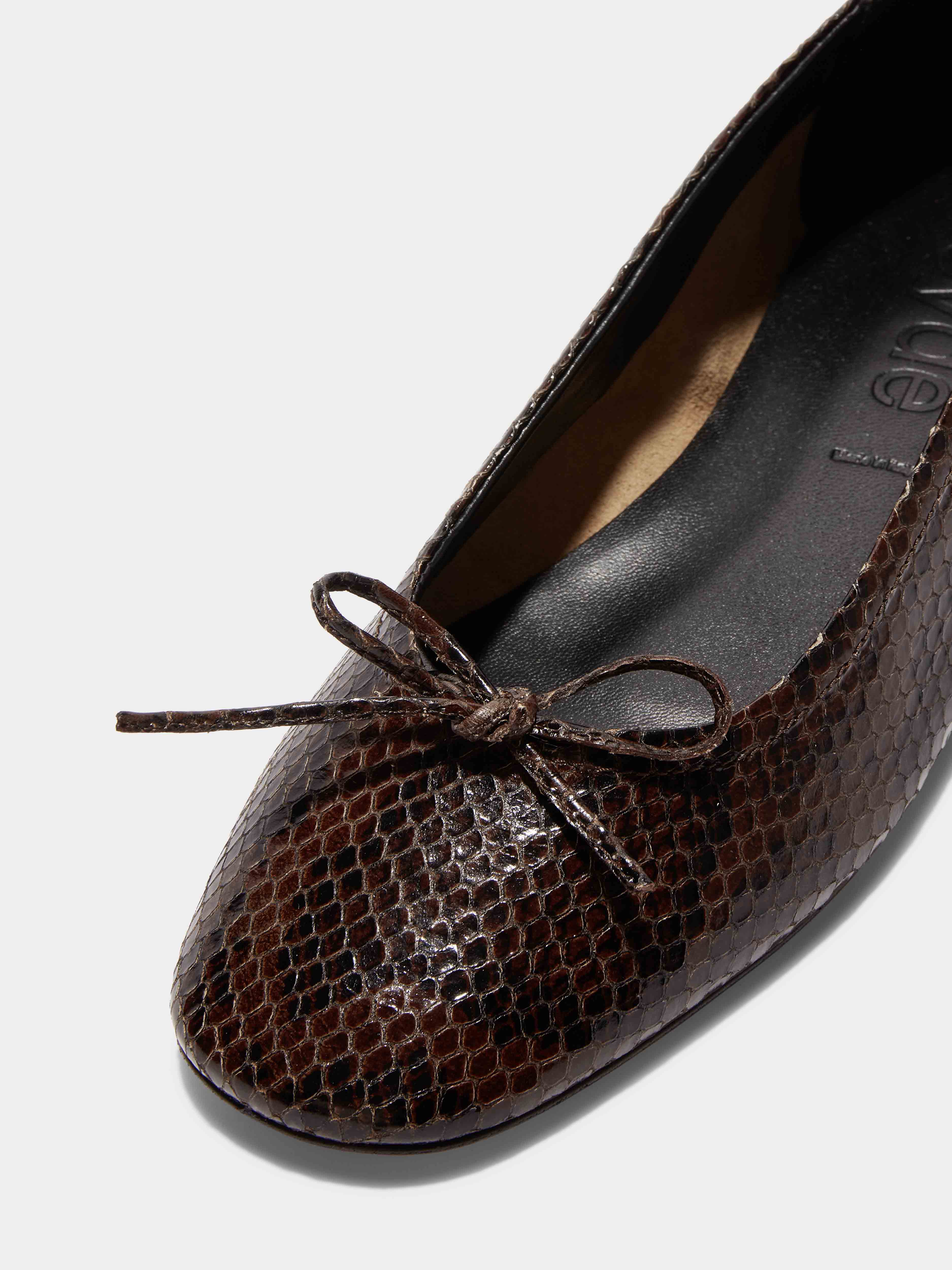 Delfina Leather Ballet Flats - Image 3