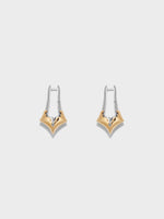 Delilah Palladium and 18kt Gold-Plated Earrings - Image 1