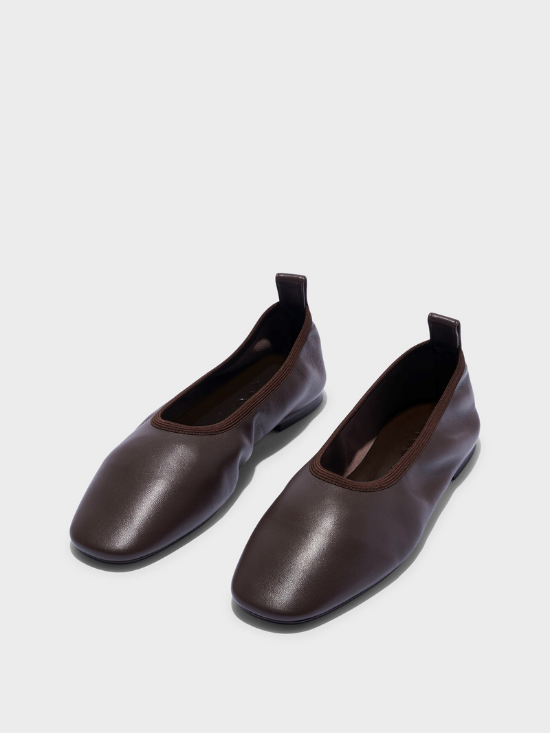 Dex Leather Flats