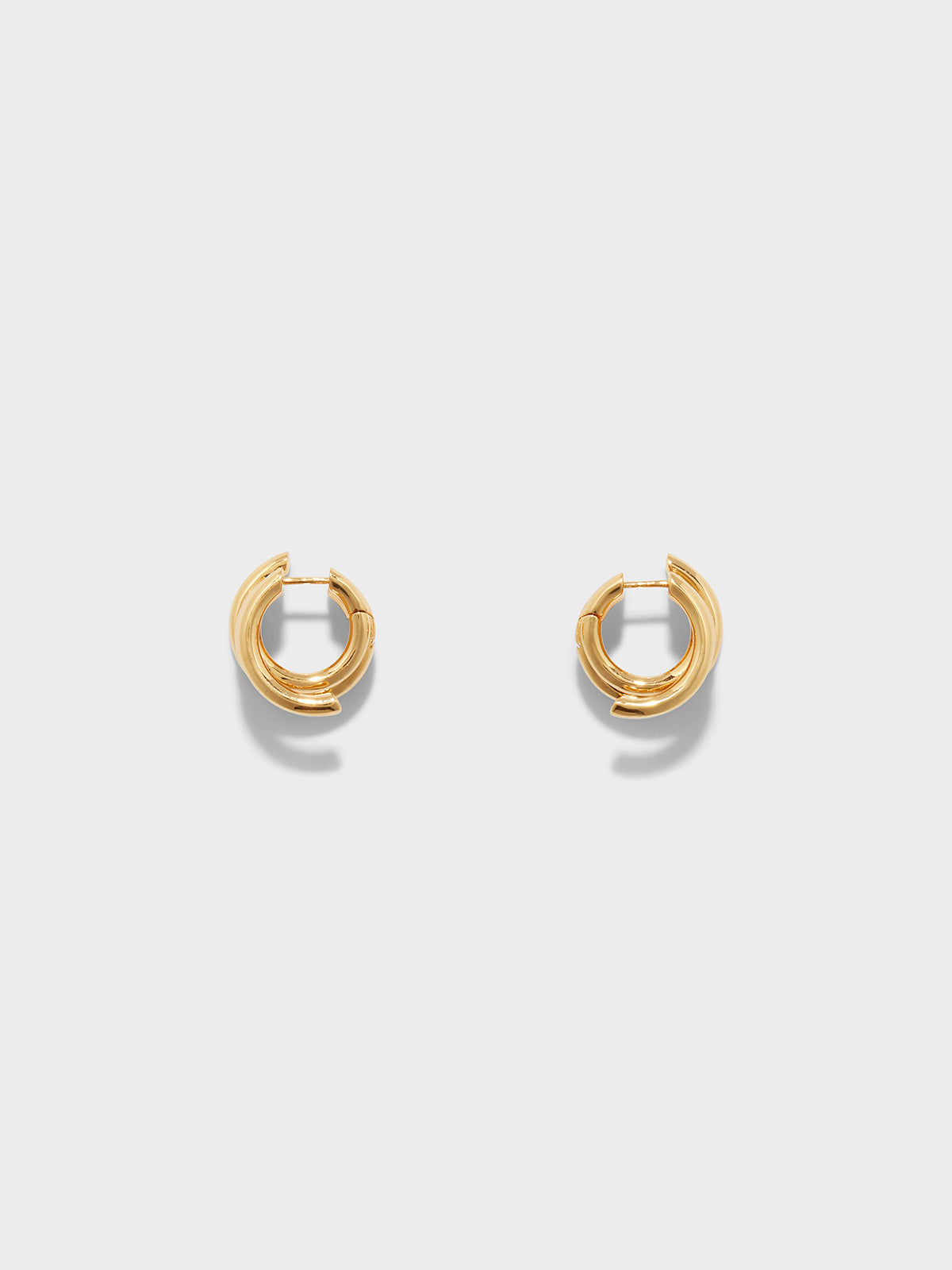 Dillon 18kt Gold-Plated Hoop Earrings - Image 1