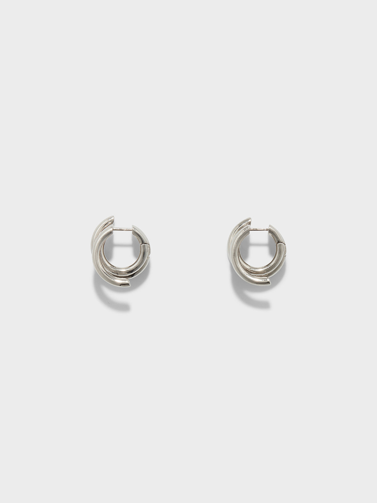 Dillon Palladium-Plated Hoop Earrings - Image 1