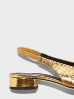 Dua Laminated Leather Slingback - Image 4