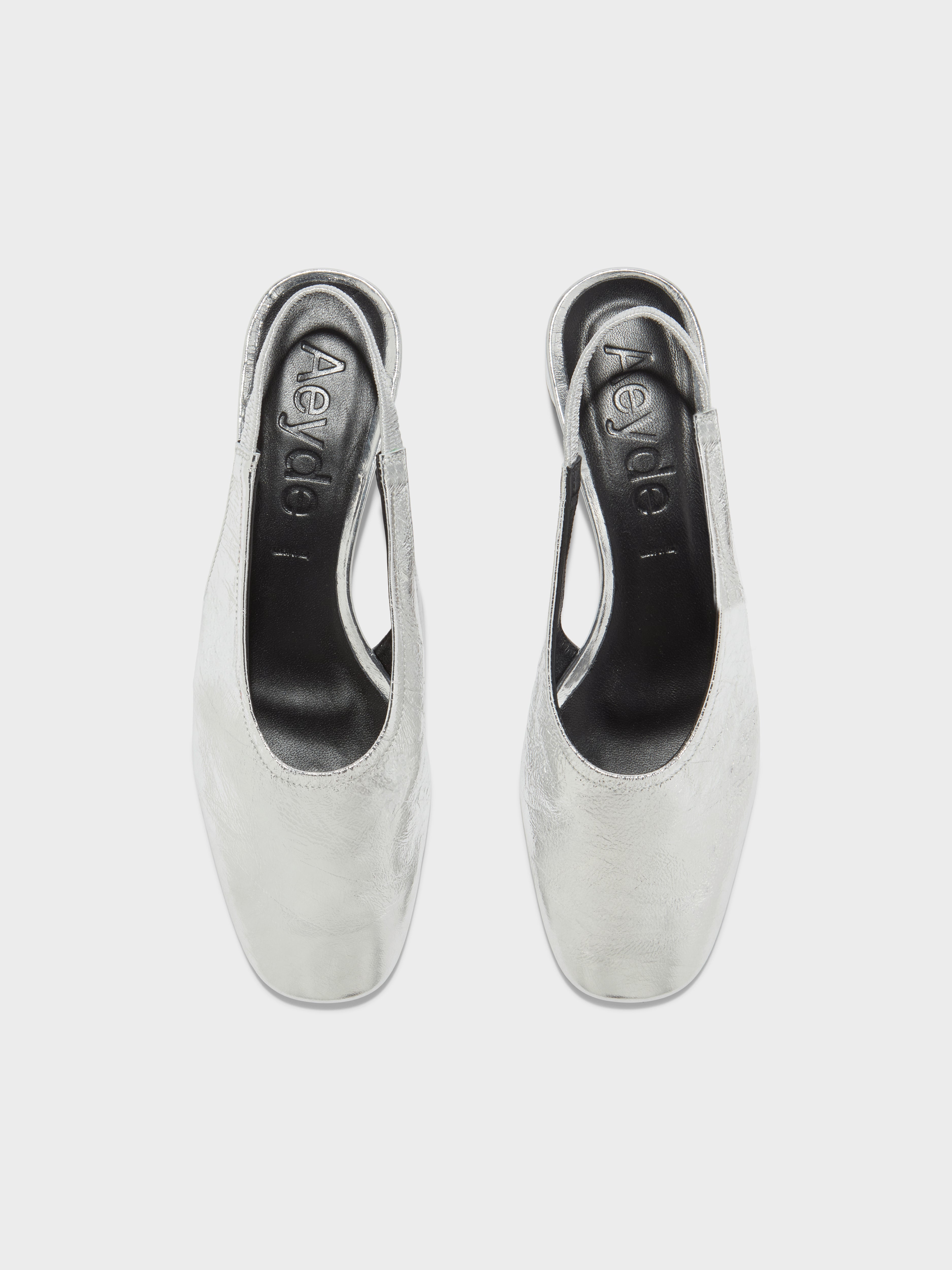 Dua Laminated Leather Slingback - Image 5
